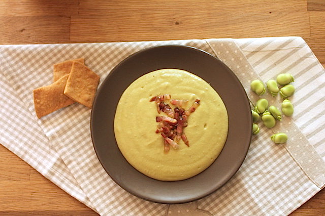 Vellutata di fave fresche Bimby