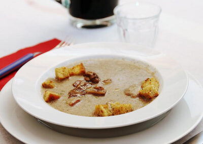 Vellutata di funghi e patate