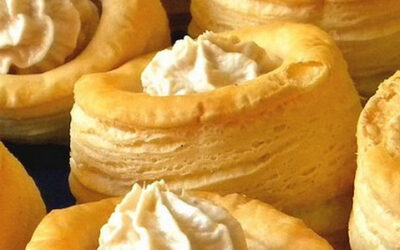 Vol au vent con mousse di tonno