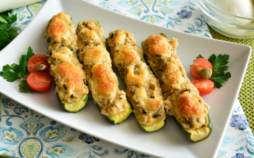 Zucchine ripiene di tonno