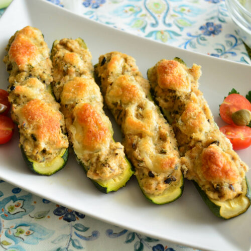Zucchine ripiene di tonno Bimby