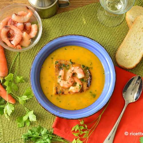 Zuppa di gamberi Bimby: ingredienti