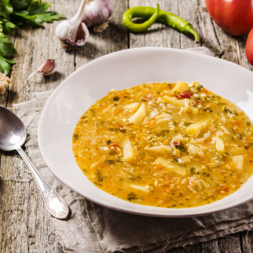 Zuppa di verza e patate Bimby