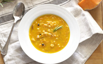 Zuppa di zucca e ceci Bimby