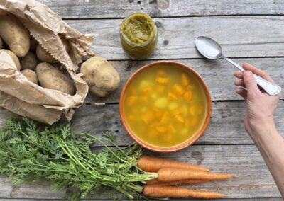 Minestra patate e carote