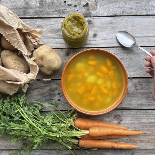 Minestra patate e carote Bimby