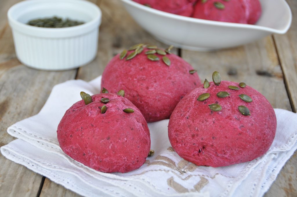 Panini alla barbabietola Bimby