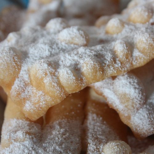 Chiacchiere alla panna bimby