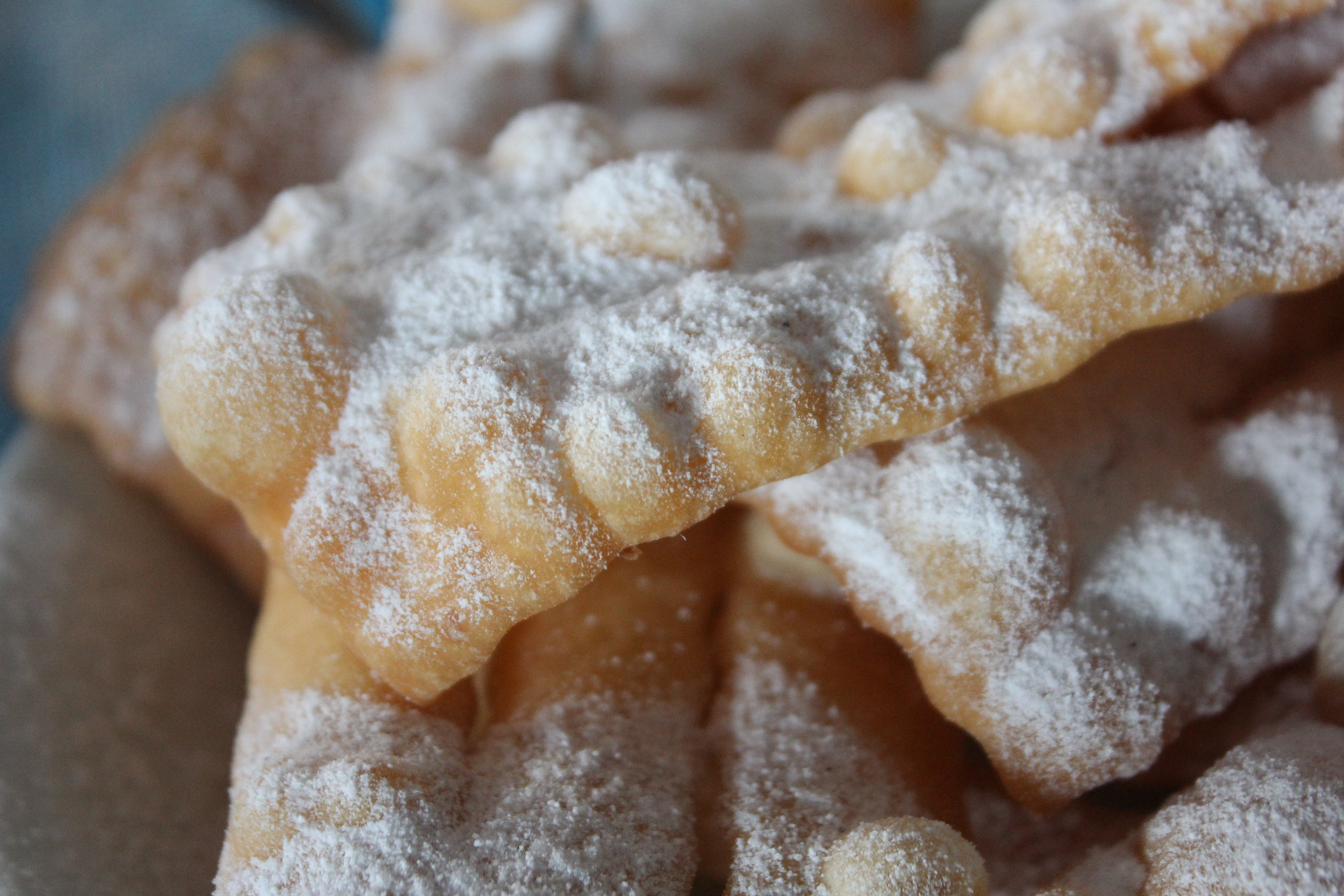Chiacchiere alla panna bimby