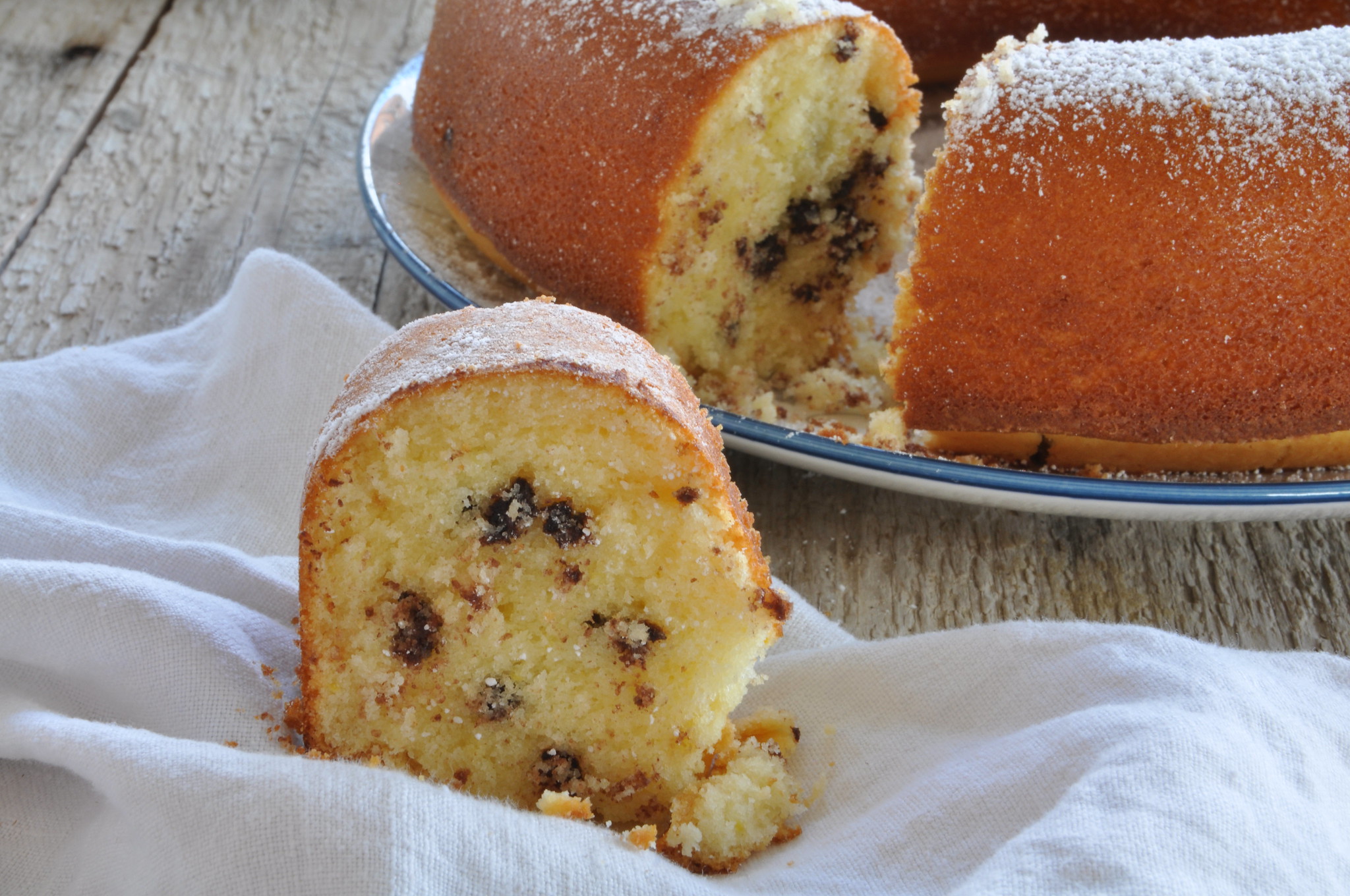 Ciambellone Bimby veloce: fetta