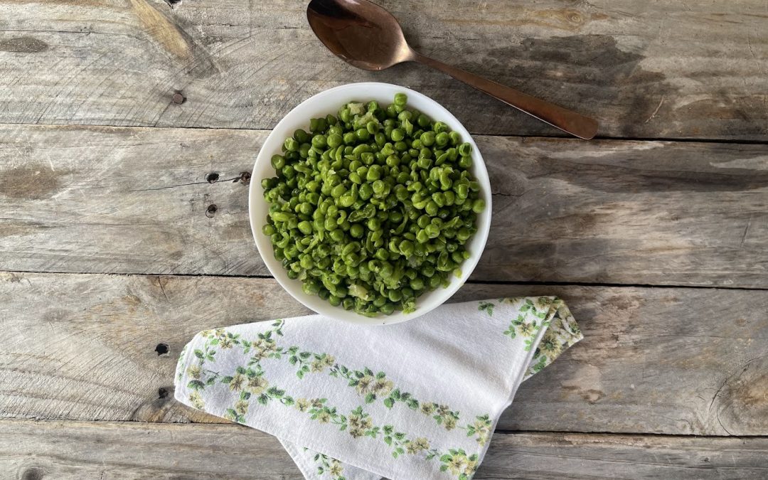Contorno di piselli con Bimby