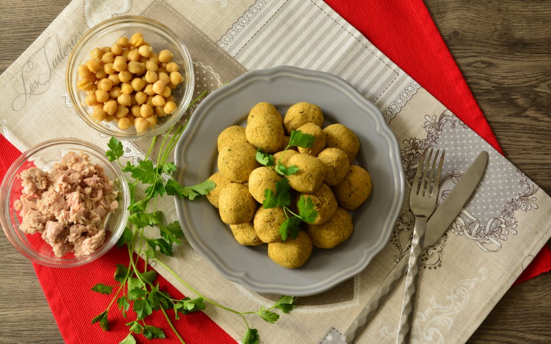 Polpette ceci e tonno Bimby