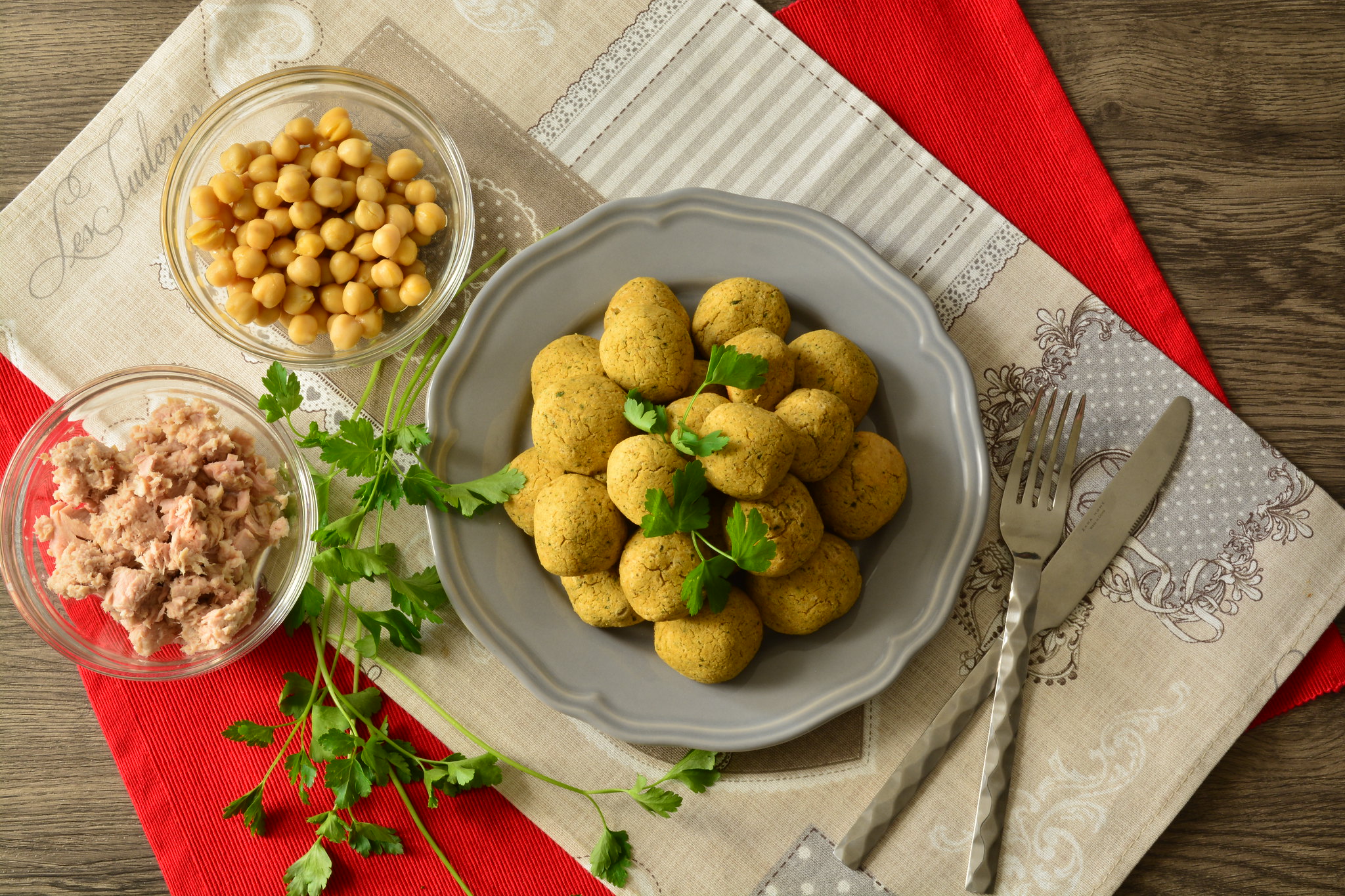 Polpette di ceci e tonno bimby