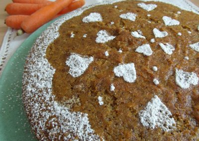 Torta carote e mandorle