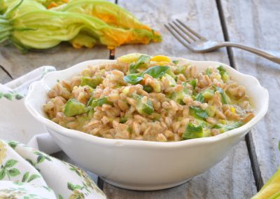 Farrotto alle zucchine cremoso