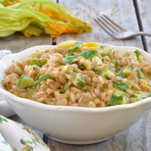 Farrotto con zucchine Bimby