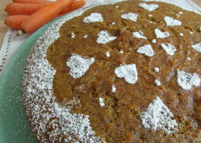 Torta mandorle e carote con il Bimby