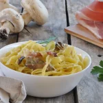 pasta funghi e speck bimby