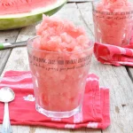 granite bimby: un bicchiere di granita bimby appena preparato