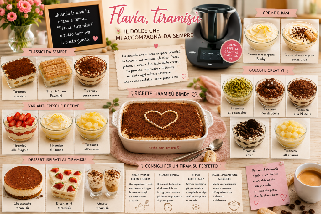 ricette tiramisu bimby: una raccolta di ricette per fare il tiramisu con il bimby in tante versioni